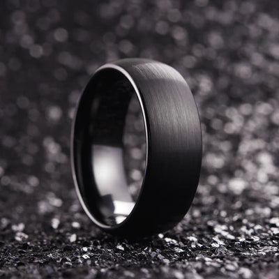 ANILLO DE TUNGSTENO ESTILO DOMINADO 4/6/8MM
