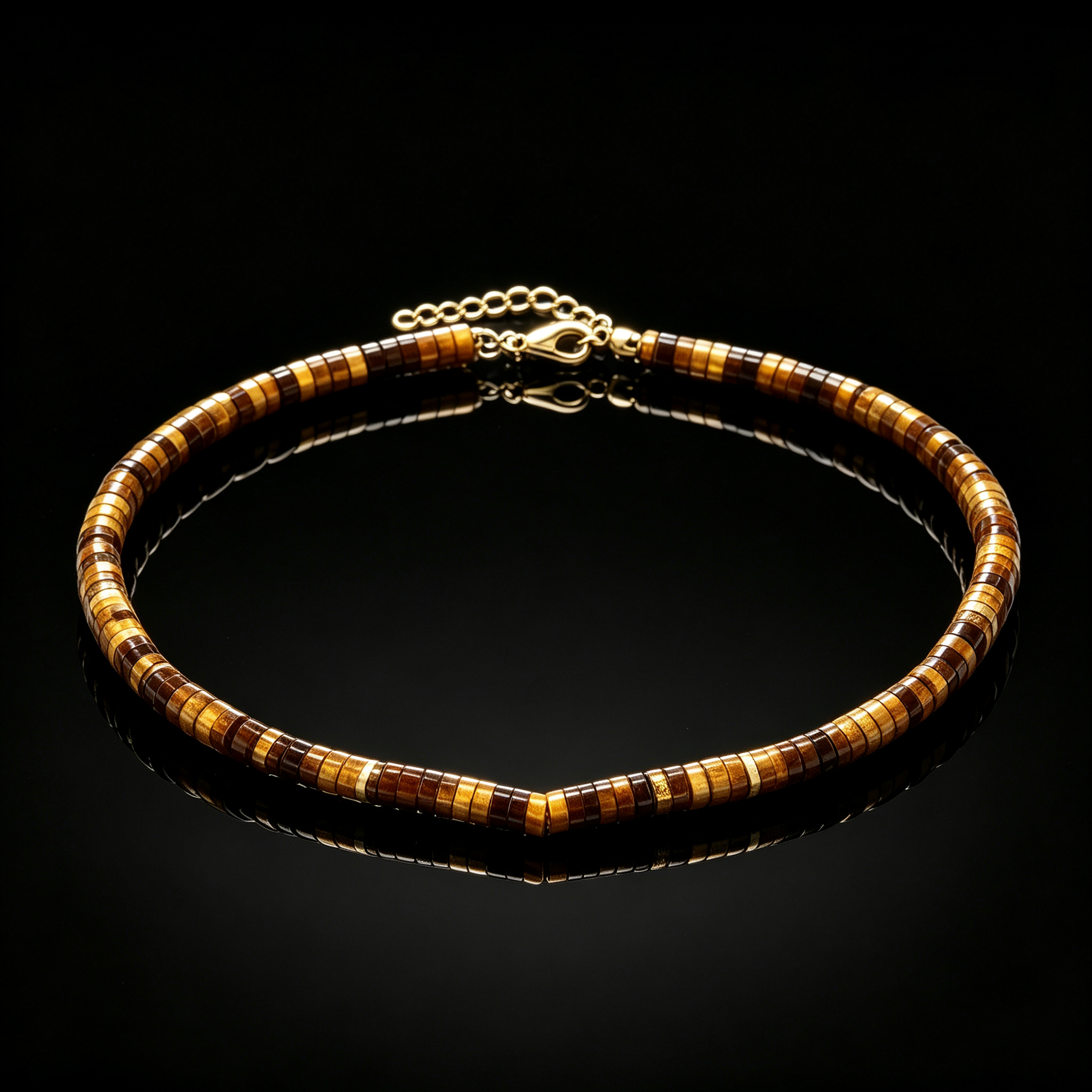 Natural Tiger Eye Stone Chain