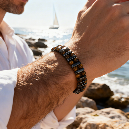 Natural Tiger's Eye Stone Bracelet