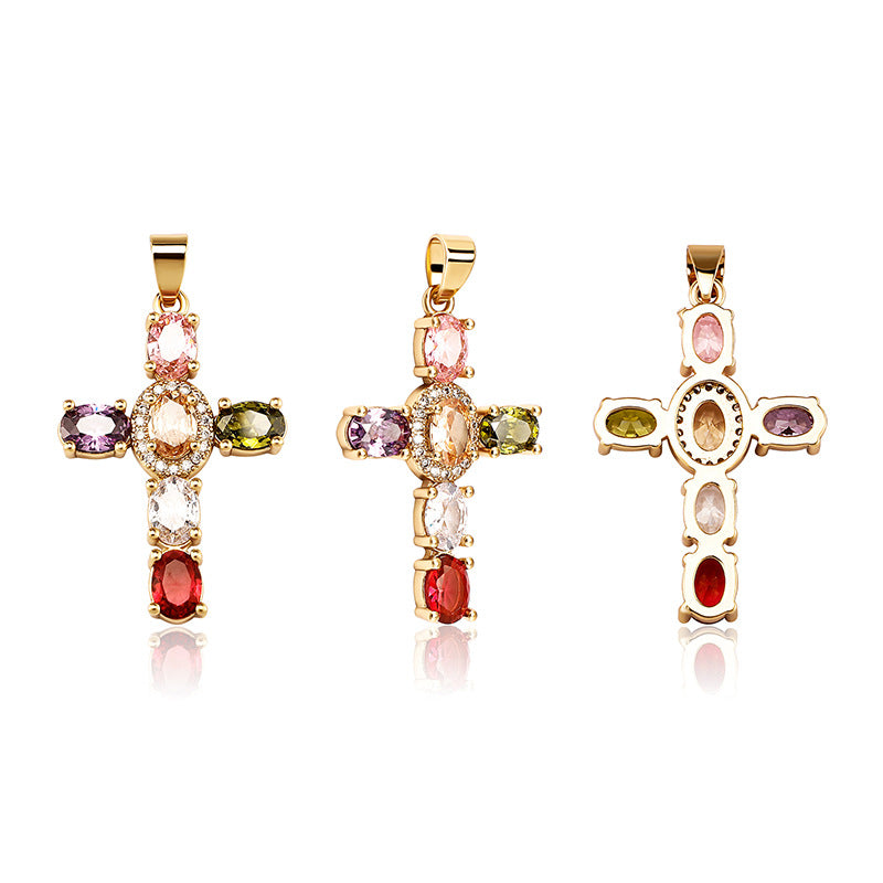 Cross Zirconia Necklace