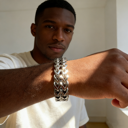 Double Row Foxtail Wheat Chain Bracelet