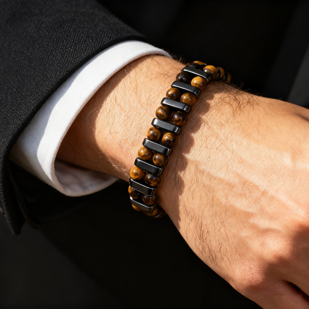 Natural Tiger's Eye Stone Bracelet