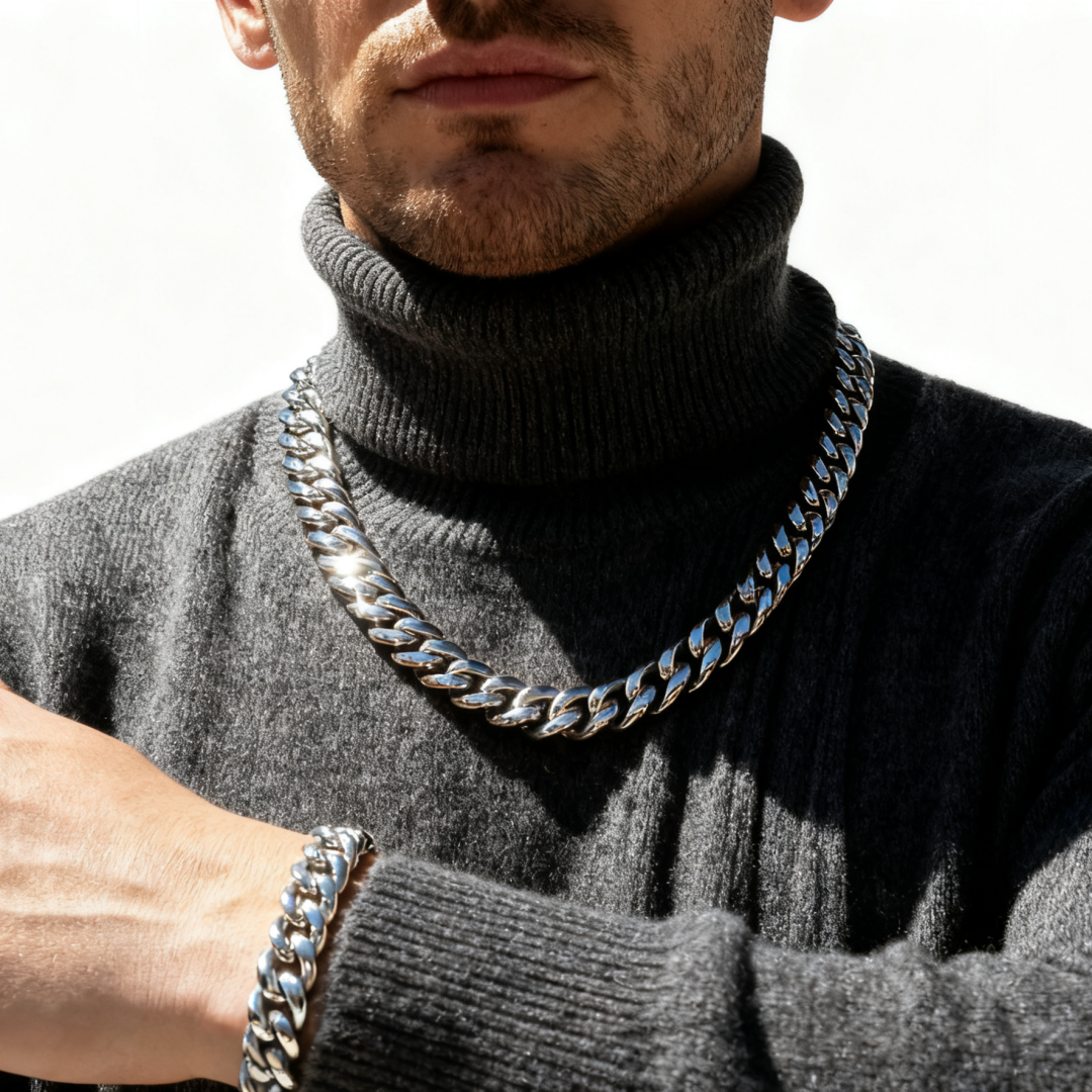 Chunky Cuban bracelet