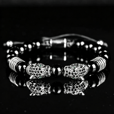 Men 316L Stainless Steel Stackable Beaded Bracelet
