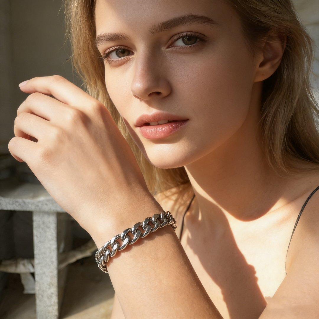 Chunky Cuban Chain Chain | Silver & Gold