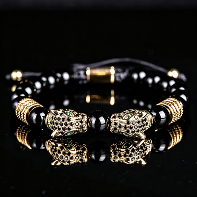 Men 316L Stainless Steel Stackable Beaded Bracelet