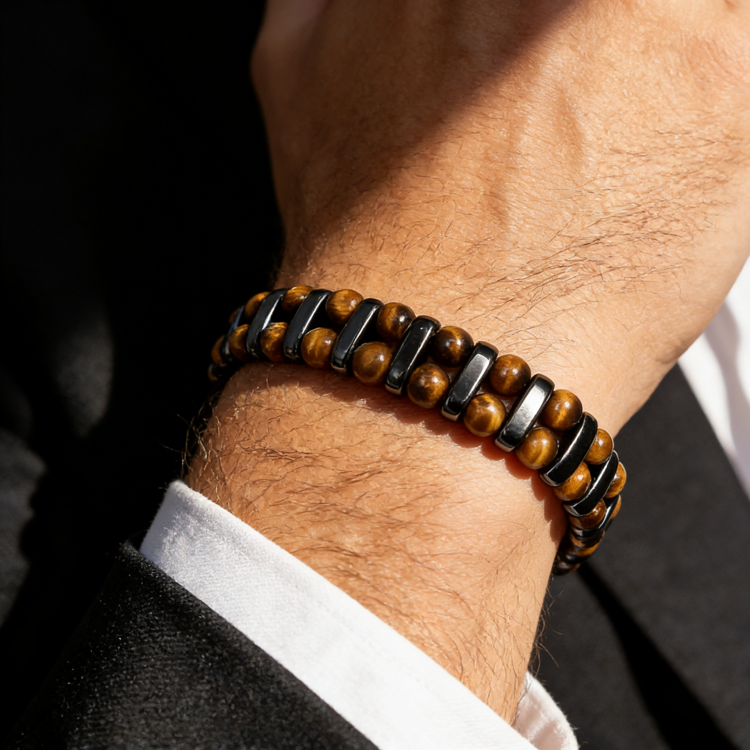 Natural Tiger's Eye Stone Bracelet