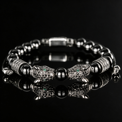 Men 316L Stainless Steel Stackable Beaded Bracelet