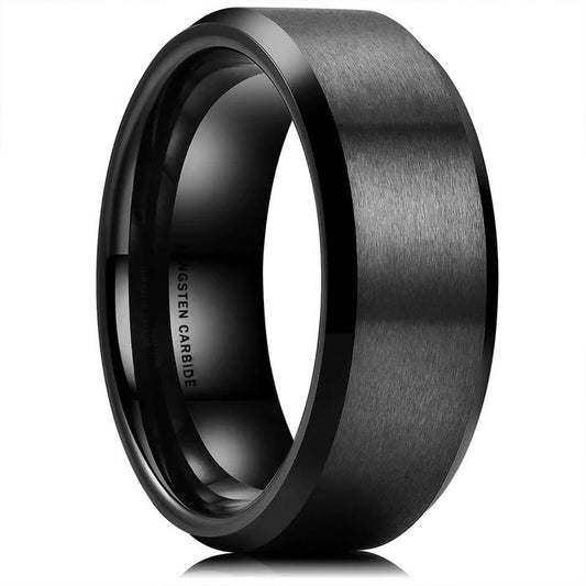 4MM-10MM BEVELED EDGE TUNGSTEN RING
