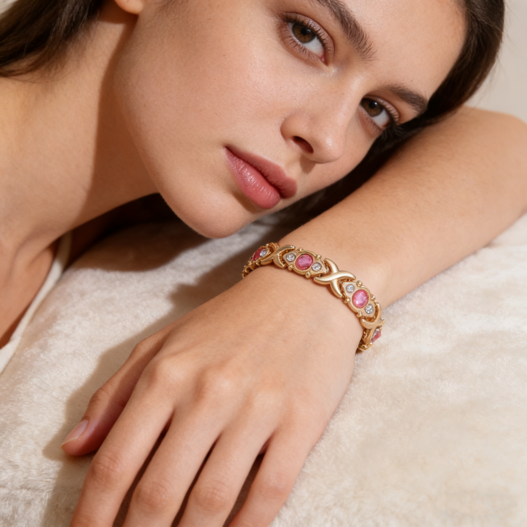 Eco-friendly Alloy Energy Magnet Bracelet